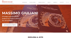 Desktop Screenshot of massimogiuliani.it